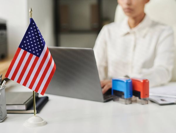 Woman creating LLC and Corp requesting EIN and managing correspondence