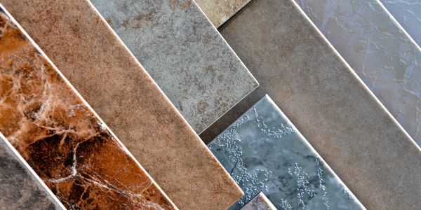 A bunch of multicolor tiles