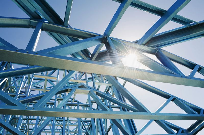 Light gauge steel frame construction of an affordable housing unit in the SADC region.