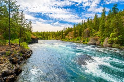 River with clear blue water