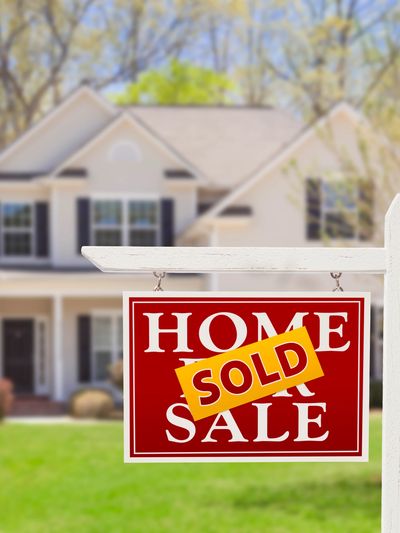 Listing agent - sold sign. 