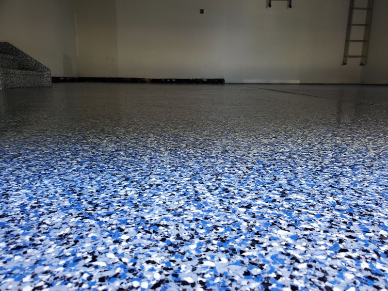 Epoxy flake system for your garage floor