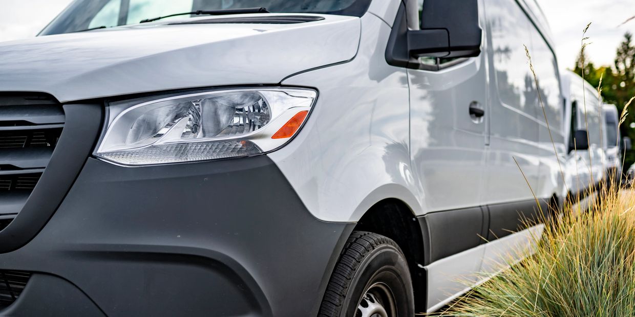 Sprinter van rental with driver Van rental for wedding logistics