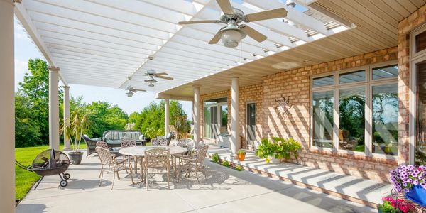 Stone, paver and concrete patio types