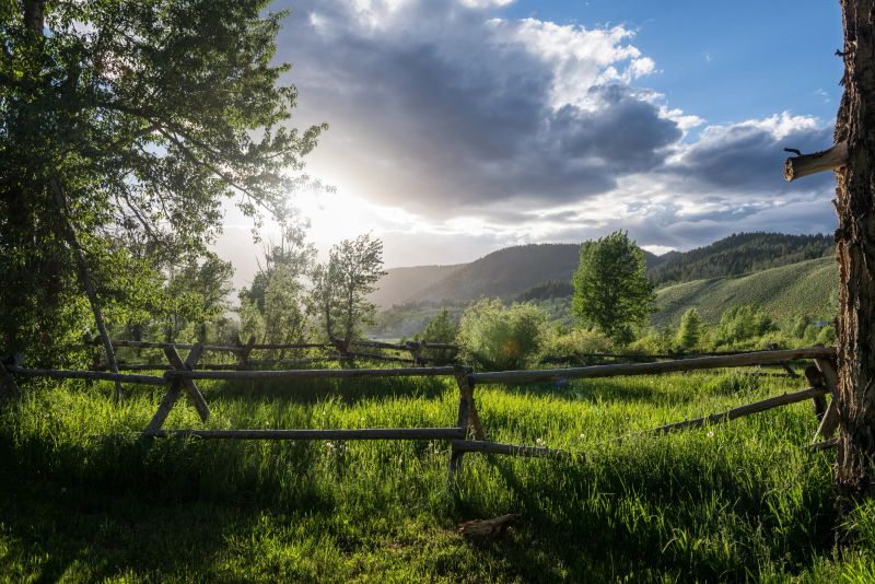 Sunset at the ranch