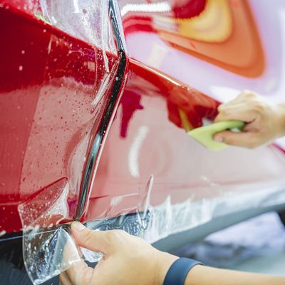 Protecting the high impact door areas are a must to prevent rock chips.