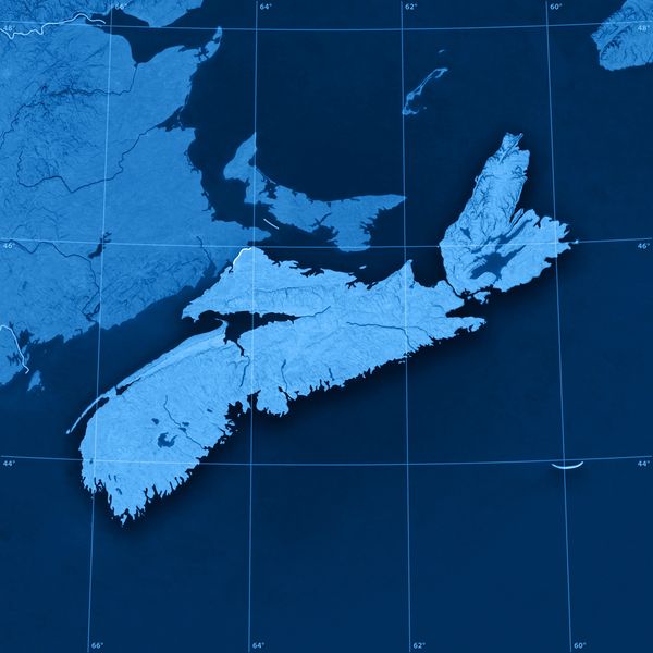 map of Nova Scotia 