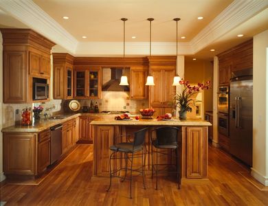 Stylish wood-effect porcelain tiles for your kitchen