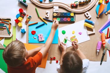 Kids coloring artwork