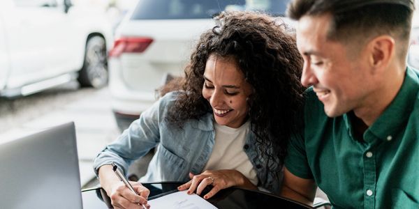 A couple sitting together