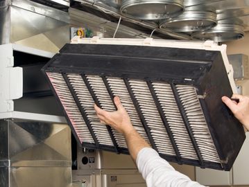 HVAC electronic air cleaner