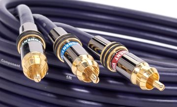 Black XLR male and female audio connectors on cables.