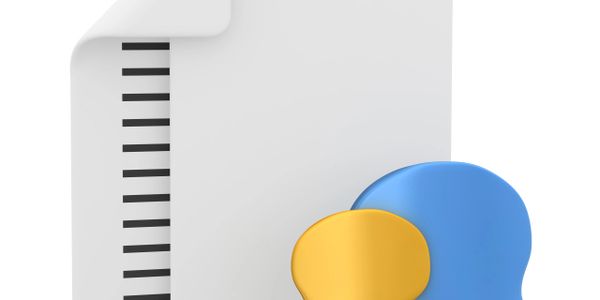 3D icon of a document with chat bubbles indicating communication.