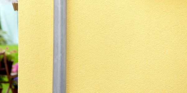 Galvanized round downspout