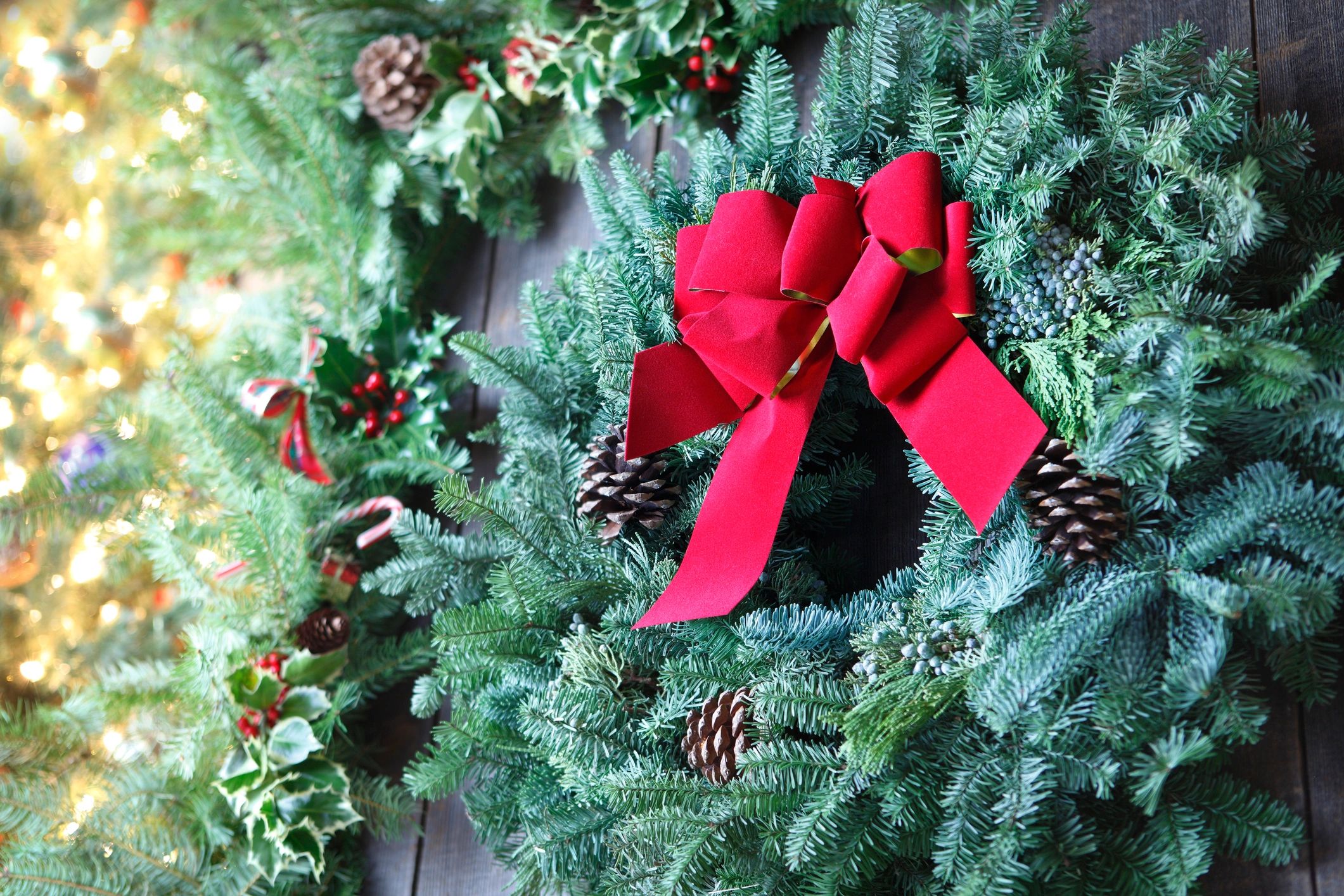 Support Local with Our Handmade Fraser Fir Wreaths