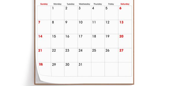 Image of a calendar