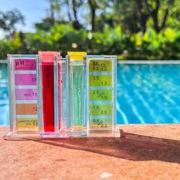 testing pool water