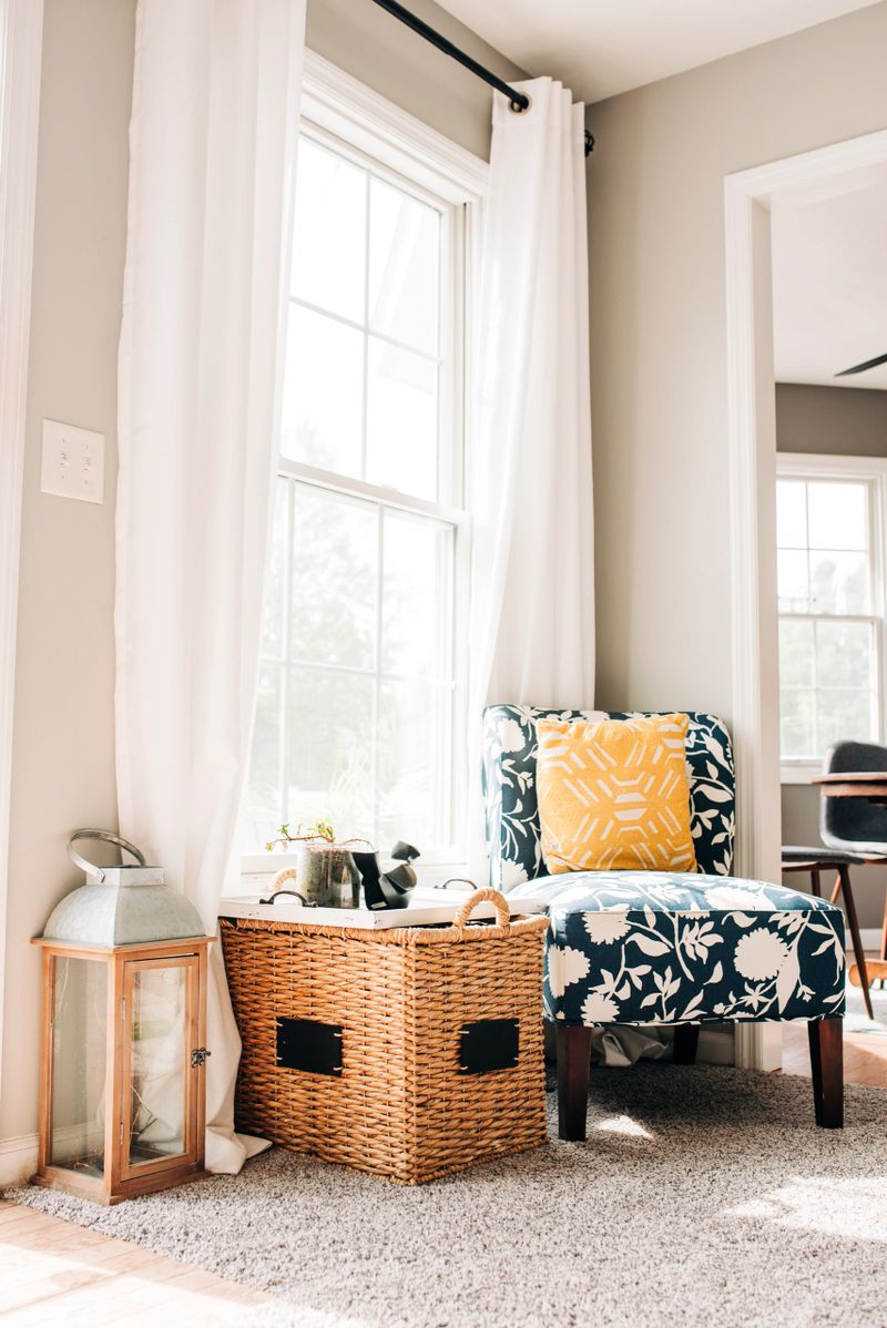 A Cozy Living Room with Stylish Furniture and Natural Light in Forsyth, Illinois, United States