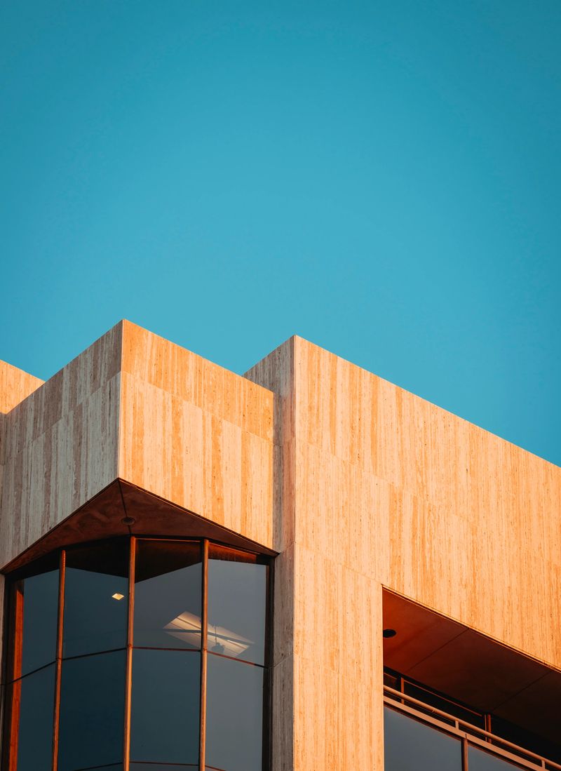modern building facade in coral gables in Coral Gables, Florida, United States