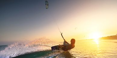 Kitesurfing Poole harbour, kitesurfing, kitesurfing lessons, kitesurfing lessons Poole 