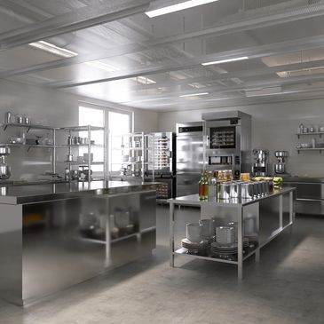 Inside view of commercial machine with pest solution