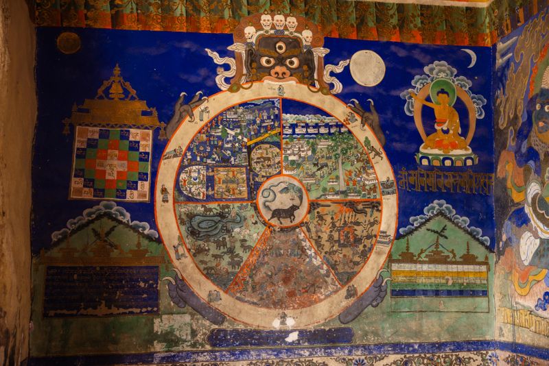 Thiksey Monastery or Thiksey Gompa is a Buddhist monastery affiliated with the Gelug school of Tibetan Buddhism located on top of a hill in Leh, Ladakh.