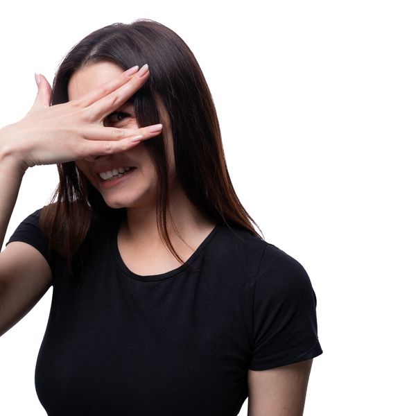 Danette's a little camera shy...