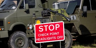 Check Point are where you stop before going 