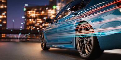 Very fast modern car