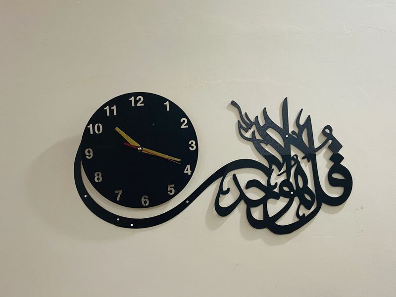 Black, calligraphy, time piece, February 2024