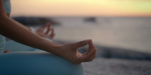 person in meditation