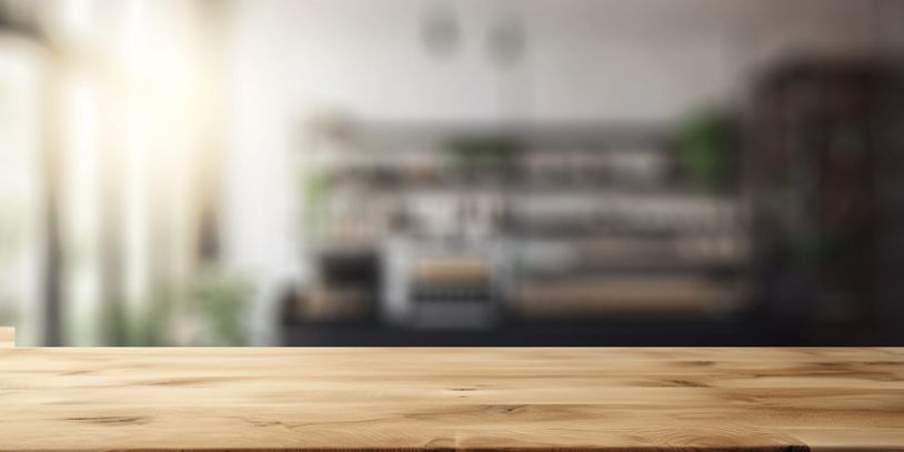 wooden desk