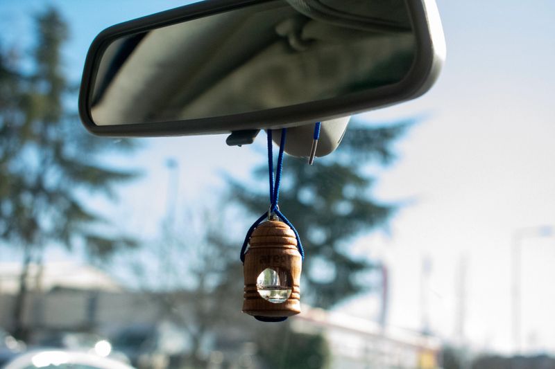 Scented car interior mirror pendant, car air freshener