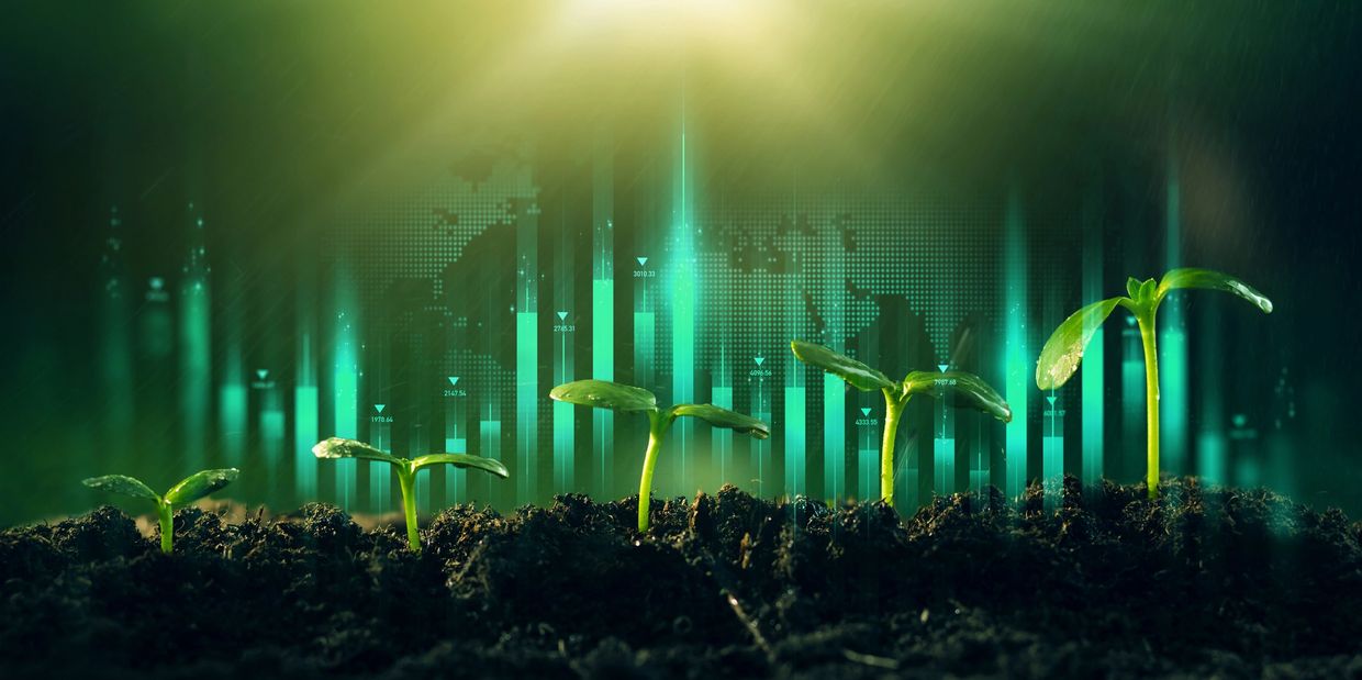 Show the concept of green energy