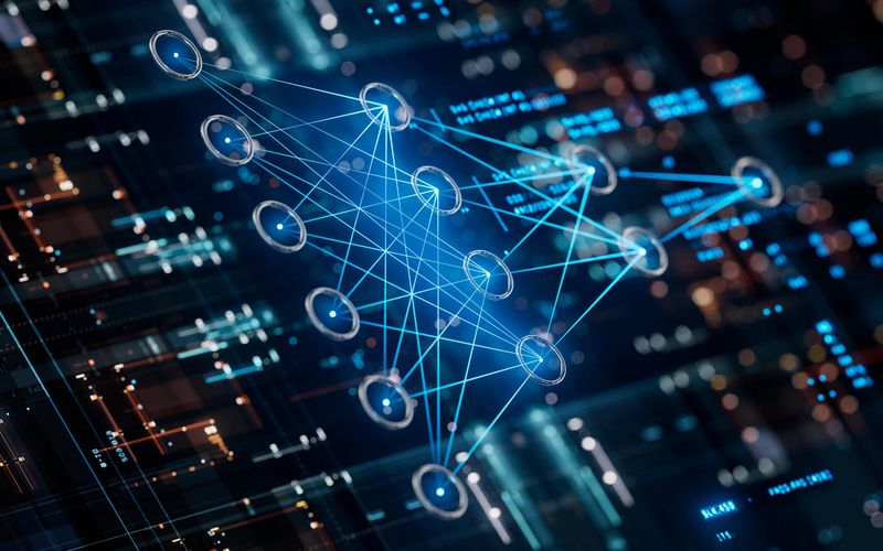 Neural Network Nodes Deep Learning Artificial Intelligence Machine Learning Model