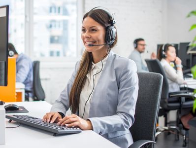 A support operative on a computer