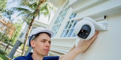 Security camera system intallation