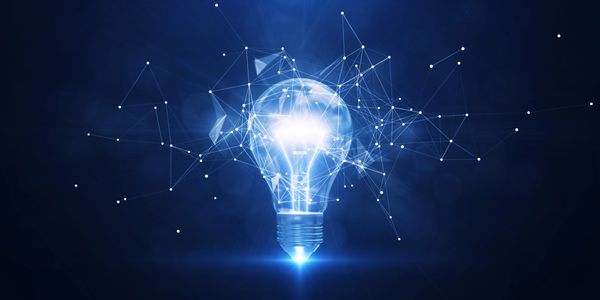 Lightbulb to symbolizes both strategic vision & innovation in a single, unified image.