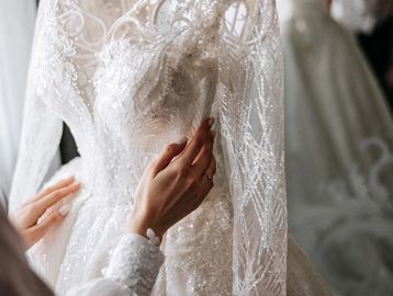 Wedding dresses take extra effort to clean, maintain and preserve. 