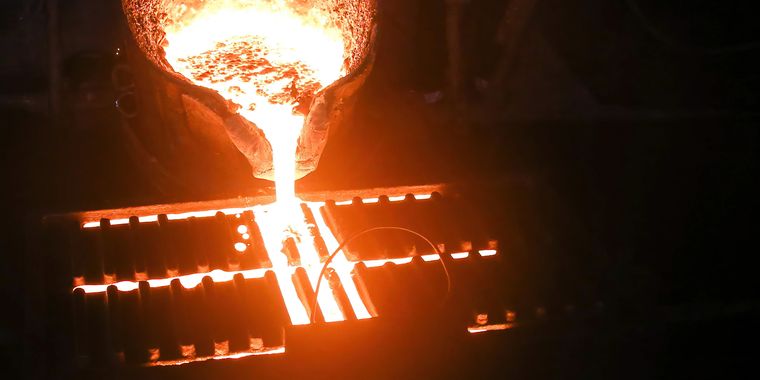 Molten metal casting