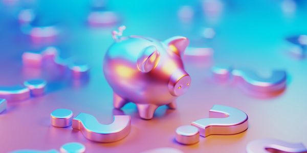 Question marks surrounding a pig, addressing questions, cost effective, investment, future, planning