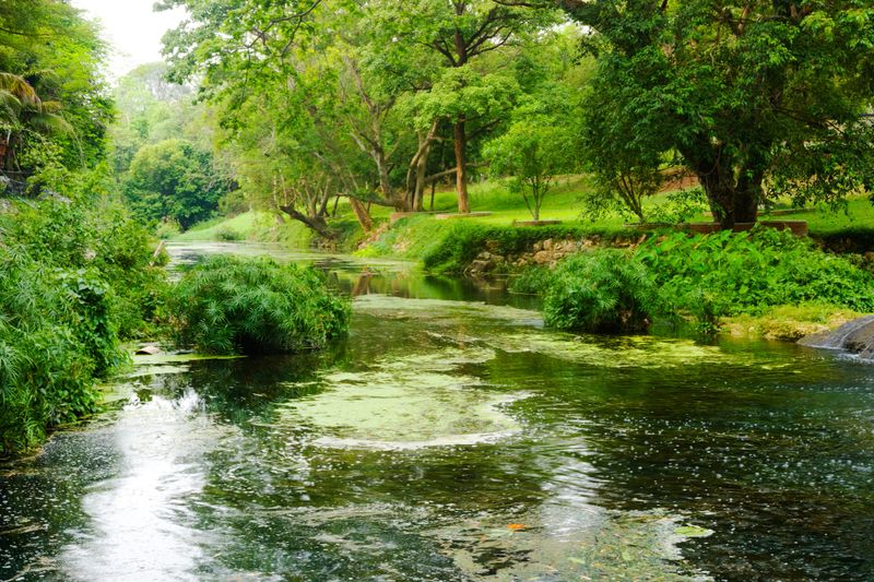 Small river Muak Lek in Saraburi province