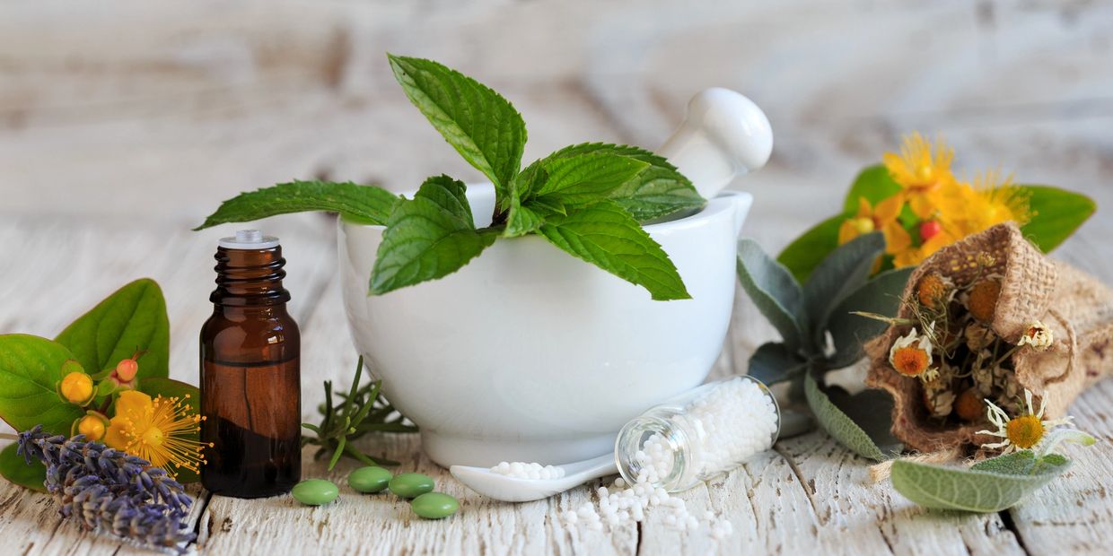 Mortar, Pestel and Herbs