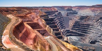 Road dust control at mines