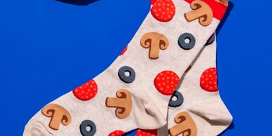 mushroom socks