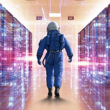 Image of person in Compute rLab of the future