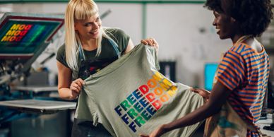 Delivery of Custom Printed Tshirts