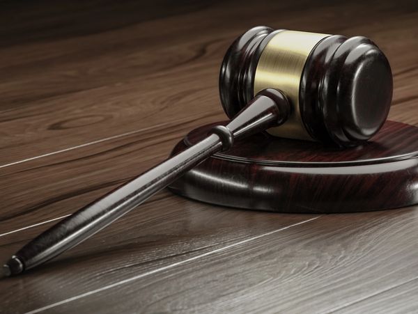 ALJ gavel in a hearing room