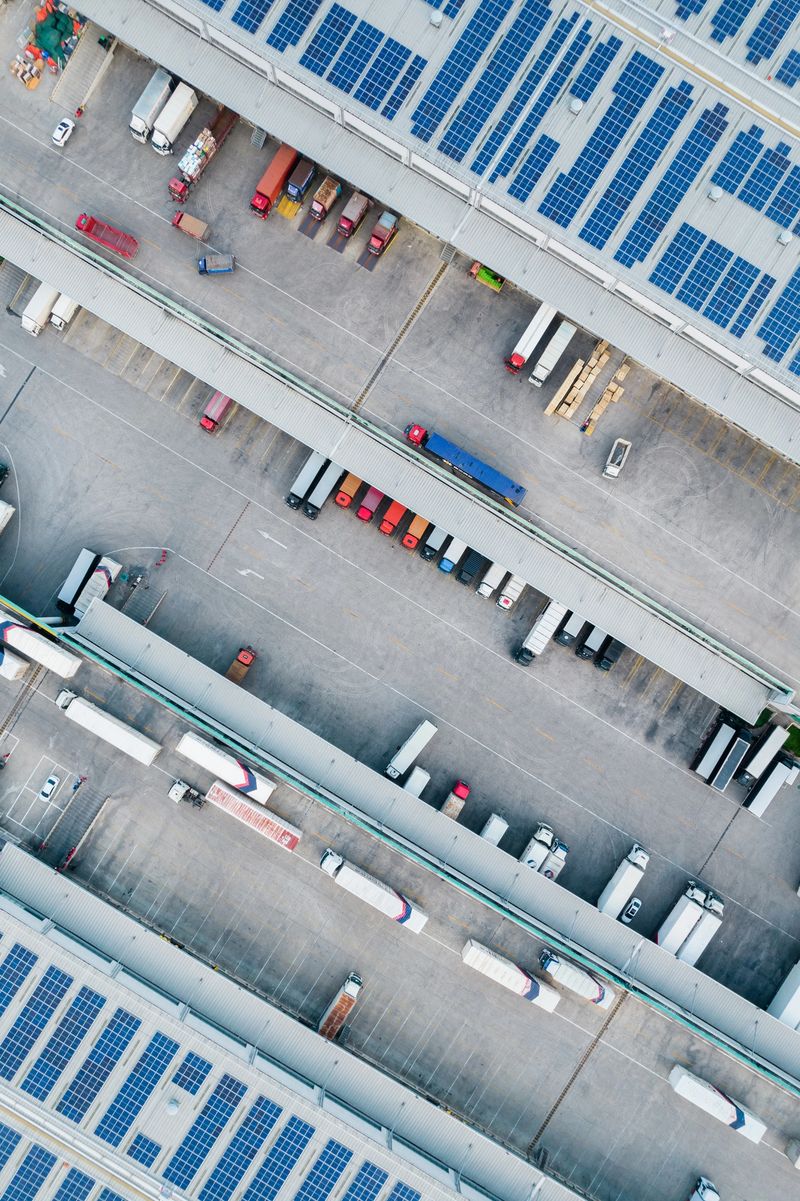 Aerial View of the Logistics and Distribution Center
