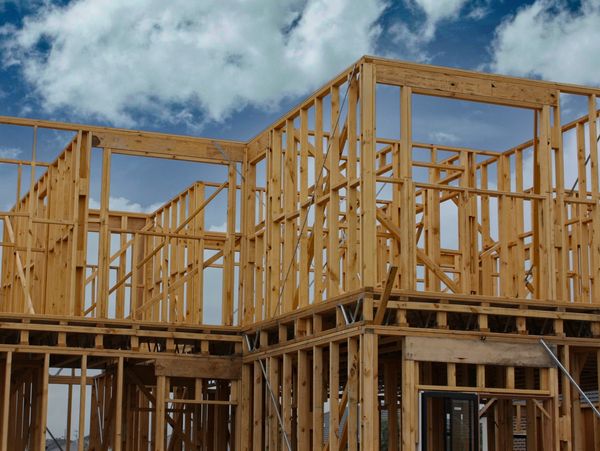 House frame. Two Plus Four Finance Solutions - Melbourne mortgage brokers, first home buyer loans